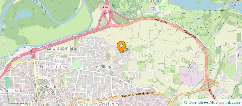 localisation de l'entreprise ATELIER 5I  VAULX-EN-VELIN