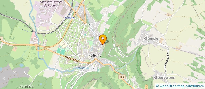 localisation de l'entreprise ATELIER 630  POLIGNY