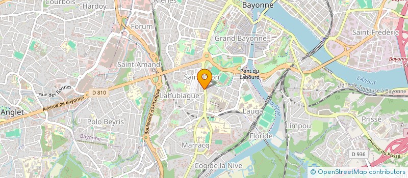 localisation de l'entreprise ATELIER 64 à BAYONNE