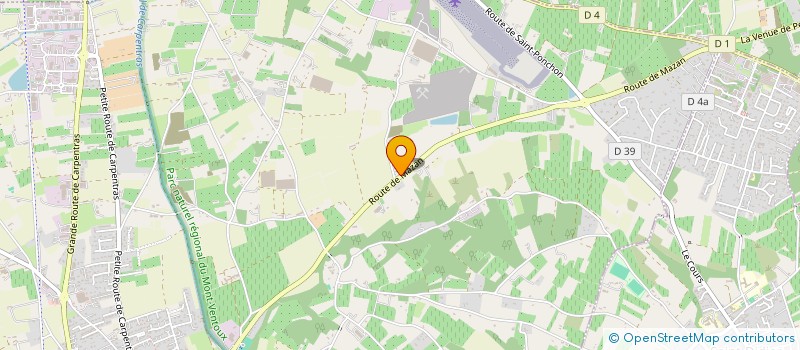 localisation de l'entreprise ATELIER 78 ° à PERNES-LES-FONTAINES