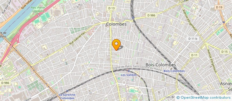 localisation de l'entreprise ATELIER à COLOMBES