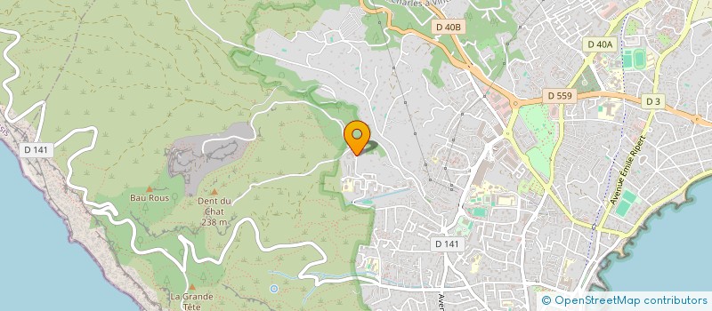 localisation de l'entreprise ATELIER 83  LA CIOTAT