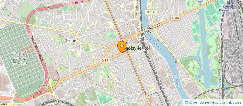 localisation de l'entreprise ATELIER 86 SCOP à CHOISY-LE-ROI