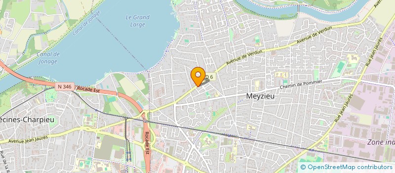 localisation de l'entreprise ATELIER  MEYZIEU