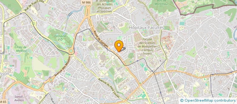 localisation de l'entreprise ATELIER 92 à MONTPELLIER