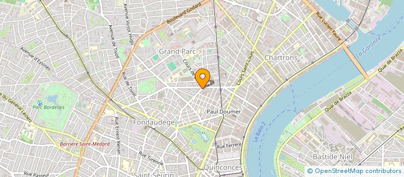 localisation de l'entreprise ATELIER 933  BORDEAUX