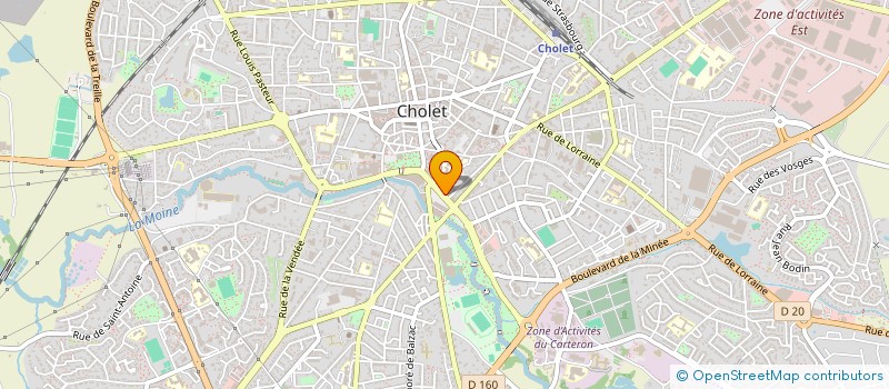 localisation de l'entreprise ATELIER 96 à CHOLET