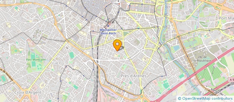 localisation de l'entreprise ATELIER A. à MONTPELLIER