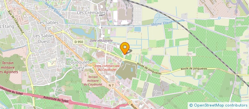 localisation de l'entreprise ATELIER A.B ARCHITECTES ET ASSOCIES à ORANGE