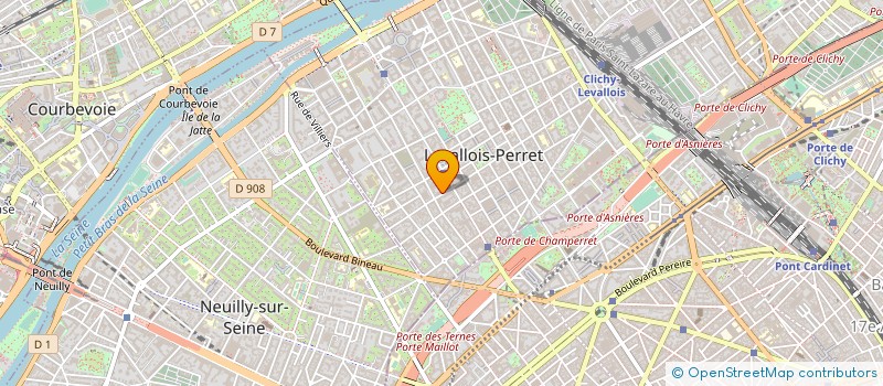 localisation de l'entreprise ATELIER A'BD à LEVALLOIS-PERRET