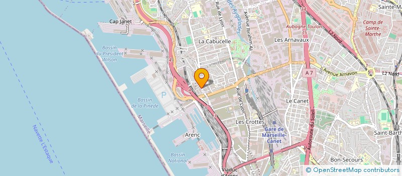 localisation de l'entreprise ATELIER A KHELIF à MARSEILLE