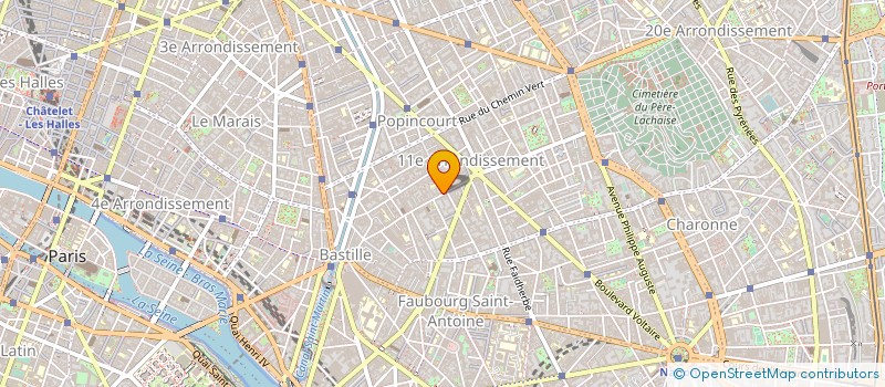 localisation de l'entreprise ATELIER A2 à PARIS