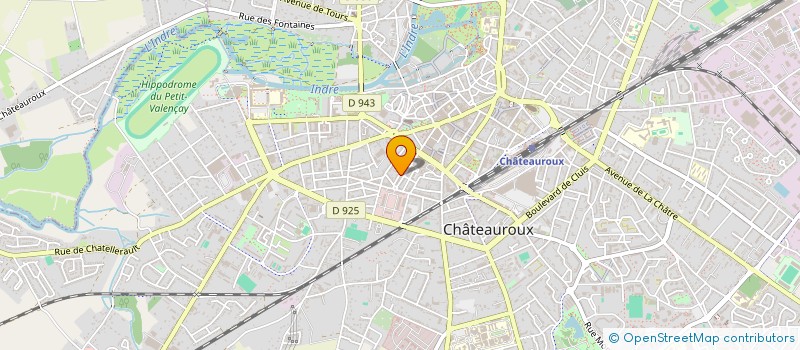 localisation de l'entreprise ATELIER A3 à CHATEAUROUX