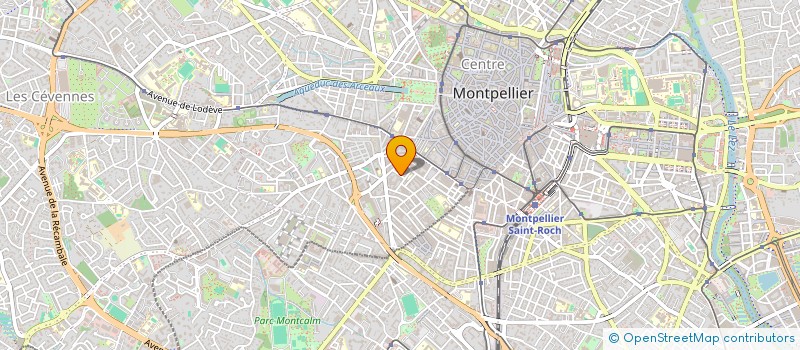 localisation de l'entreprise ATELIER A5  MONTPELLIER
