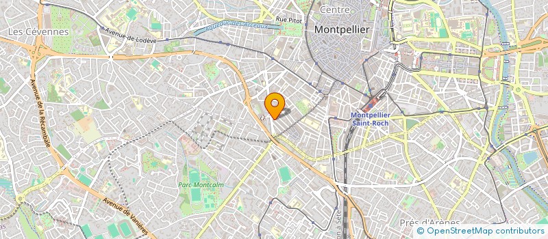 localisation de l'entreprise ATELIER AA à MONTPELLIER