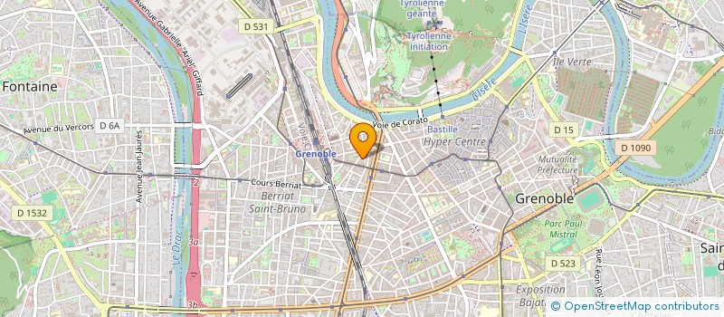 localisation de l'entreprise ATELIER ABAQUES  GRENOBLE