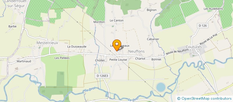 localisation de l'entreprise ATELIER ACOUSTIQUE  NEUFFONS