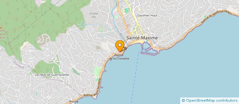 localisation de l'entreprise ATELIER ACP à SAINTE-MAXIME