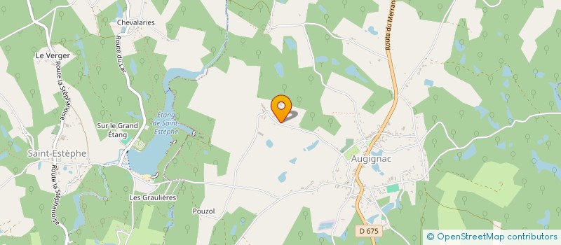 localisation de l'entreprise ATELIER ADAPT' AUTO 24  AUGIGNAC