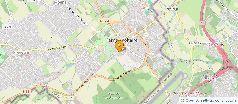 localisation de l'entreprise ATELIER ADVENTICE à FERNEY-VOLTAIRE