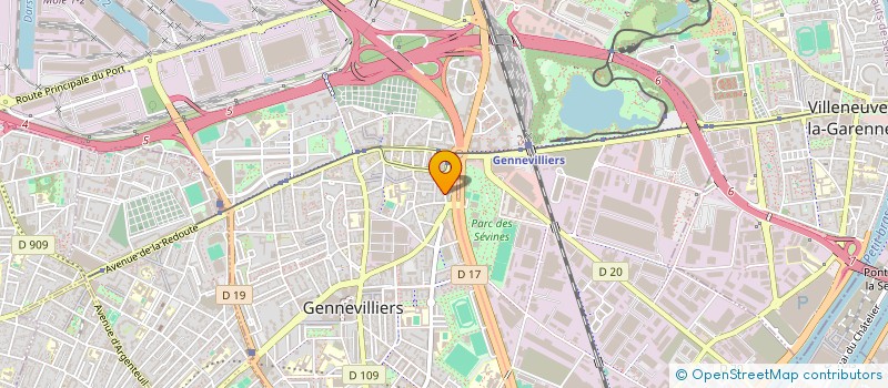 localisation de l'entreprise ATELIER AIRELLE à GENNEVILLIERS
