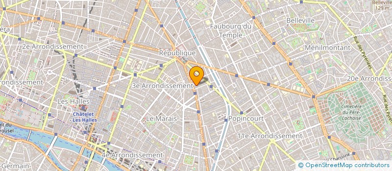 localisation de l'entreprise ATELIER AMELOT  PARIS