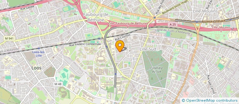 localisation de l'entreprise ATELIER AMENAGEMENT URBANISME CITOYEN à LILLE