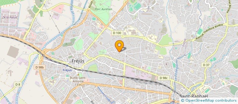 localisation de l'entreprise ATELIER AMERICAN POWER  FREJUS