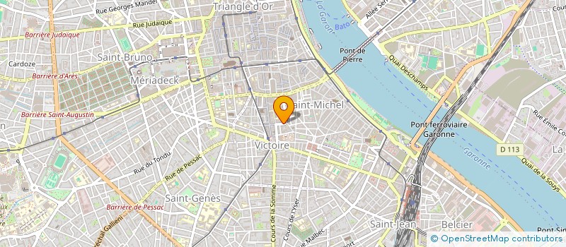 localisation de l'entreprise ATELIER AMOR à BORDEAUX