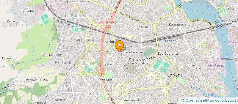 localisation de l'entreprise ATELIER ANCRAGE  LORIENT