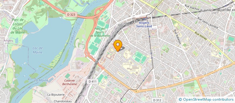 localisation de l'entreprise ATELIER ANDAERE  ANGERS