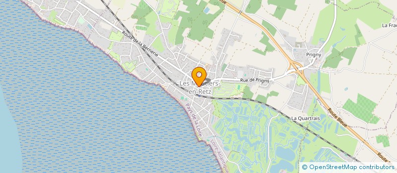 localisation de l'entreprise ATELIER APONI  LES MOUTIERS-EN-RETZ