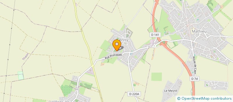 localisation de l'entreprise ATELIER ARB  ANISY