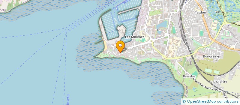 localisation de l'entreprise ATELIER ARCHIT AGENCEMENT ET GESTION IMM à LA ROCHELLE