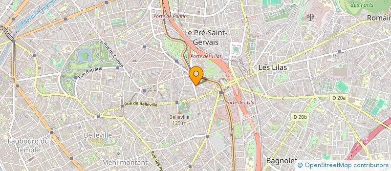 localisation de l'entreprise ATELIER ARCHITECT AYMERIC MENAGER A3M  PARIS