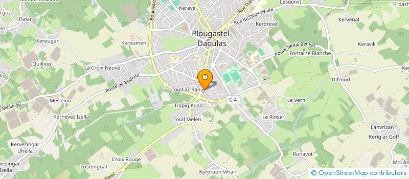 localisation de l'entreprise ATELIER ARCHITECTEURS à PLOUGASTEL-DAOULAS