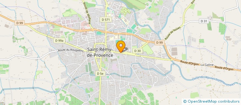 localisation de l'entreprise ATELIER ARCHITECTURE THIERRY DENIER  SAINT-REMY-DE-PROVENCE