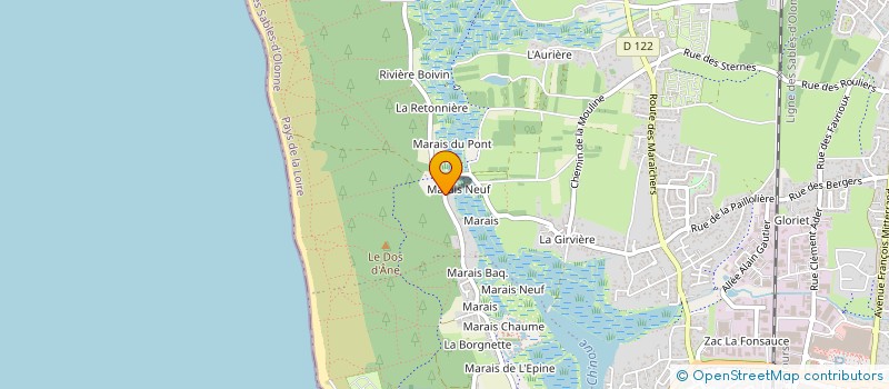 localisation de l'entreprise ATELIER ARCHITEKT ANGELA WOLF à LES SABLES D'OLONNE