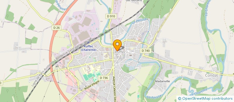 localisation de l'entreprise ATELIER ARPAGIAN à RUFFEC