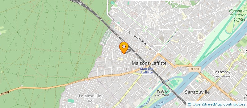 localisation de l'entreprise ATELIER ARSHI  MAISONS-LAFFITTE