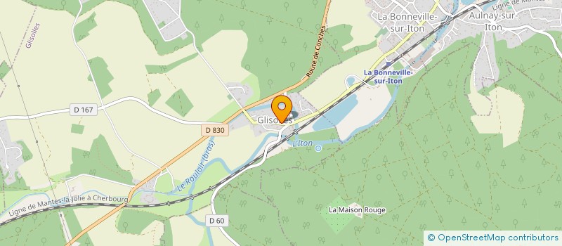 localisation de l'entreprise ATELIER ART DEKO  GLISOLLES