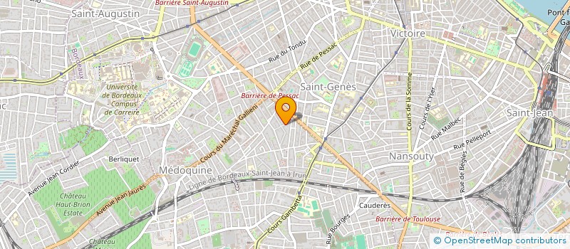 localisation de l'entreprise ATELIER ARTEFAKT  TALENCE