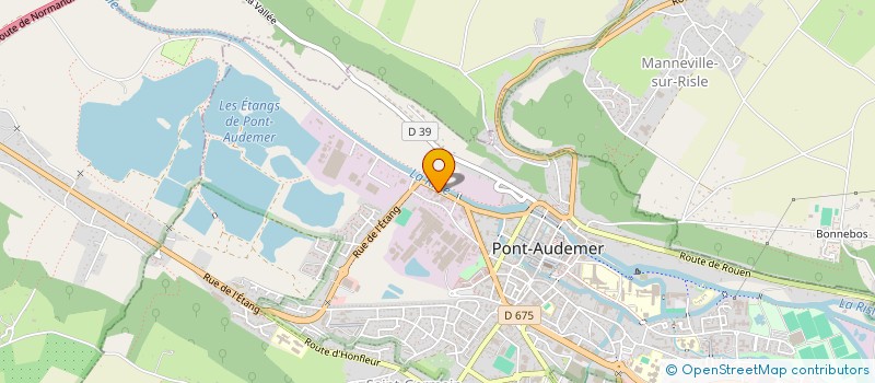 localisation de l'entreprise ATELIER ARTISANAL DE LA RISLE à PONT-AUDEMER