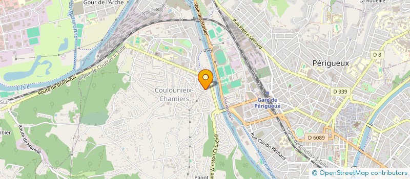 localisation de l'entreprise ATELIER ARTISANAL PERIGOURDIN  COULOUNIEIX CHAMIERS