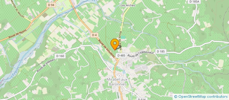 localisation de l'entreprise ATELIER ARTISSIM à MIRABEL-AUX-BARONNIES