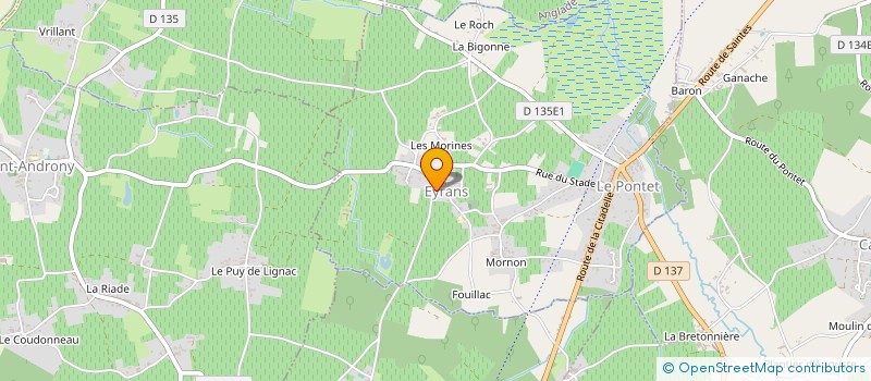 localisation de l'entreprise ATELIER ARTS PLASTIQUES REFLETS ESTUAIRE  PLASSAC