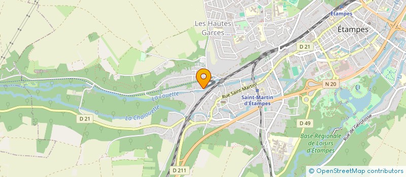 localisation de l'entreprise ATELIER ASA-I à ETAMPES