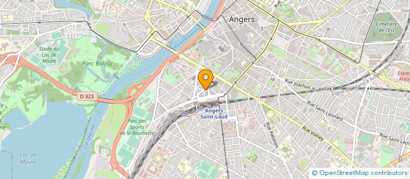 localisation de l'entreprise ATELIER ASAP à ANGERS