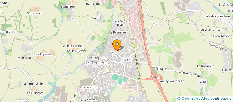 localisation de l'entreprise ATELIER ASSEMBLE  LA MEZIERE