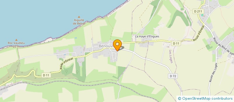 localisation de l'entreprise ATELIER AU FIL DES COPEAUX  BENOUVILLE